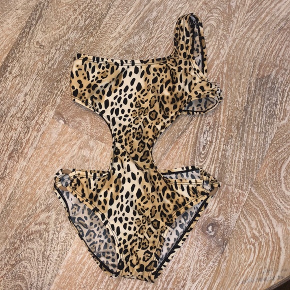 Vintage leopard print animal print size 4 tan - Picture 1 of 4